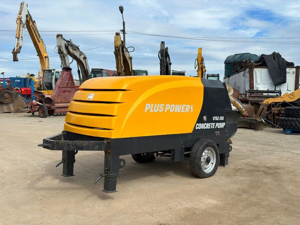 Plus Power VTGZ-20S - مضخة خرسانة ثابتة: صور 1 Plus Power VTGZ-20S - مضخة خرسانة ثابتة: صور 1