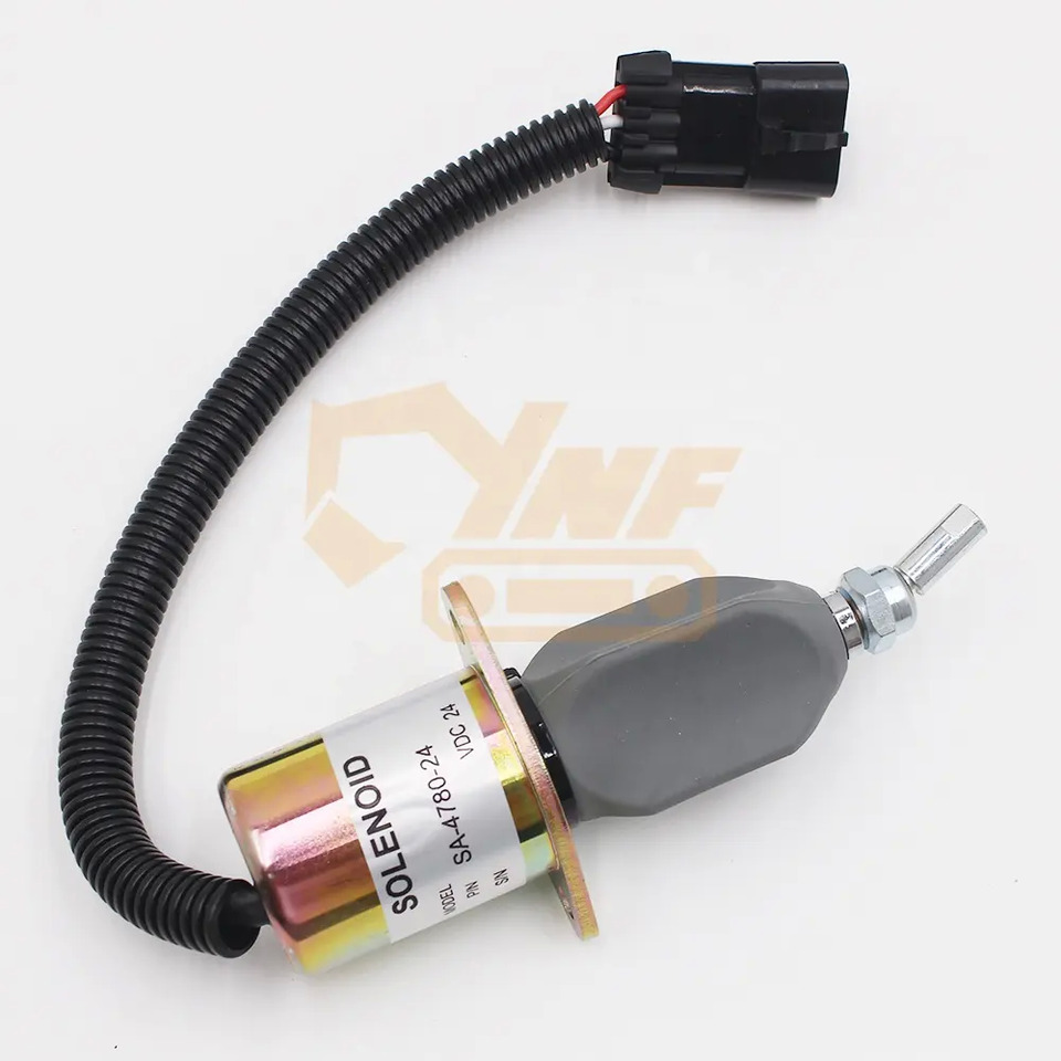 Engine Fuel Stop Solenoid 99453479 for New Holland EX215 excavator parts 24V flameout shut off solenoid valve - النظام الكهربائي: صور 3 Engine Fuel Stop Solenoid 99453479 for New Holland EX215 excavator parts 24V flameout shut off solenoid valve - النظام الكهربائي: صور 3