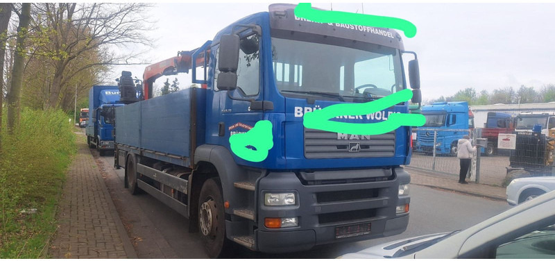 MAN 18.310 Pritsche mit Kran - شاحنات مسطحة, شاحنة كرين: صور 2 MAN 18.310 Pritsche mit Kran - شاحنات مسطحة, شاحنة كرين: صور 2