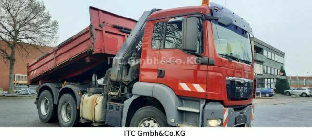 MAN 26.440TGS Kipper+Kran Meiller/Stahl - قلابات, شاحنة كرين: صور 3 MAN 26.440TGS Kipper+Kran Meiller/Stahl - قلابات, شاحنة كرين: صور 3