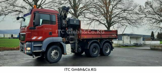 MAN 26.440TGS Kipper+Kran Meiller/Stahl - قلابات, شاحنة كرين: صور 1 MAN 26.440TGS Kipper+Kran Meiller/Stahl - قلابات, شاحنة كرين: صور 1