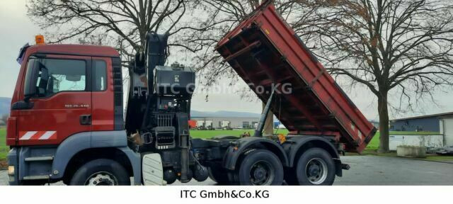 MAN 26.440TGS Kipper+Kran Meiller/Stahl - قلابات, شاحنة كرين: صور 5 MAN 26.440TGS Kipper+Kran Meiller/Stahl - قلابات, شاحنة كرين: صور 5