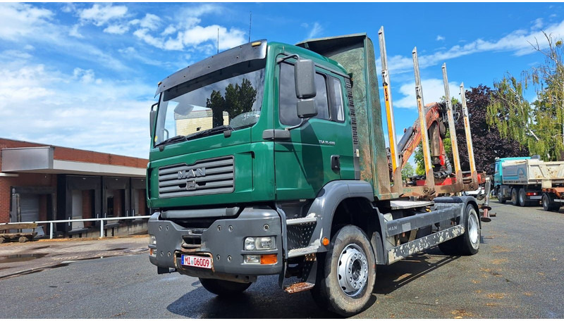 MAN TGA 18.480 Holz LKW - شاحنة قطع الأشجار, شاحنة كرين: صور 1 MAN TGA 18.480 Holz LKW - شاحنة قطع الأشجار, شاحنة كرين: صور 1