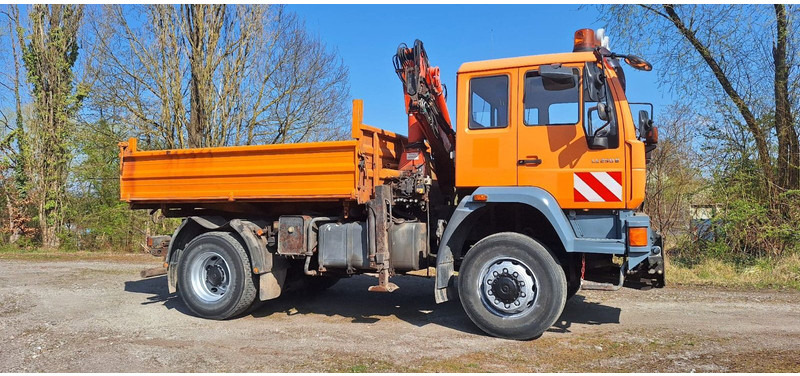 MAN TGM 18.240PS 4x4 3.S-Kipper mit Kran - قلابات, شاحنة كرين: صور 5 MAN TGM 18.240PS 4x4 3.S-Kipper mit Kran - قلابات, شاحنة كرين: صور 5