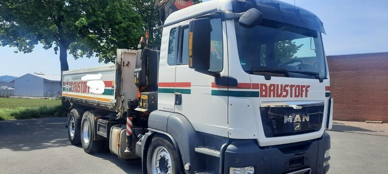 MAN TGS 26.400 Kipper Mit Kran/Funk - شاحنات مسطحة, شاحنة كرين: صور 2 MAN TGS 26.400 Kipper Mit Kran/Funk - شاحنات مسطحة, شاحنة كرين: صور 2