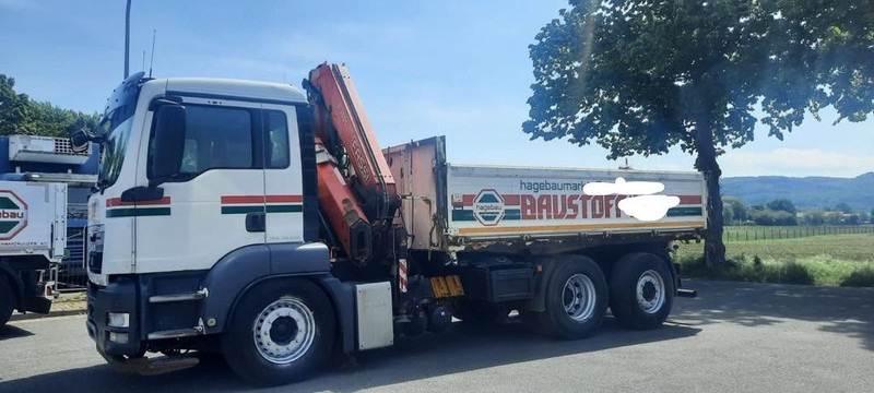 MAN TGS 26.400 Kipper Mit Kran/Funk - شاحنات مسطحة, شاحنة كرين: صور 1 MAN TGS 26.400 Kipper Mit Kran/Funk - شاحنات مسطحة, شاحنة كرين: صور 1