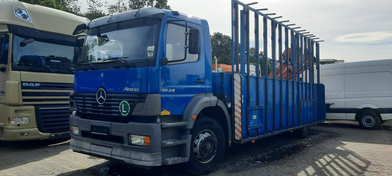 Mercedes-Benz 1828 Pritsche+Glastransport - شاحنات مسطحة, شاحنة كرين: صور 2 Mercedes-Benz 1828 Pritsche+Glastransport - شاحنات مسطحة, شاحنة كرين: صور 2