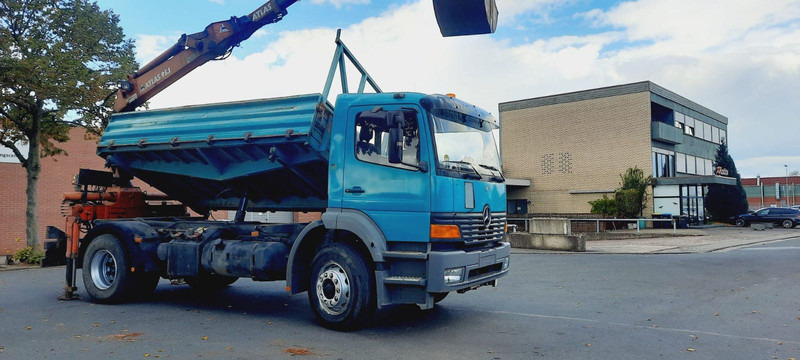 Mercedes-Benz 1828K 4x2 Kipper KRAN+Funk/Greifer - قلابات, شاحنة كرين: صور 2 Mercedes-Benz 1828K 4x2 Kipper KRAN+Funk/Greifer - قلابات, شاحنة كرين: صور 2