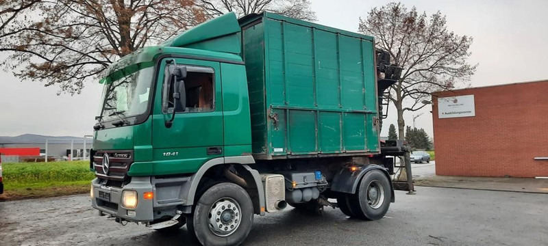 Mercedes-Benz 1841K 4x2 Actros Kipper mit Kran+Greifer - قلابات, شاحنة كرين: صور 1 Mercedes-Benz 1841K 4x2 Actros Kipper mit Kran+Greifer - قلابات, شاحنة كرين: صور 1