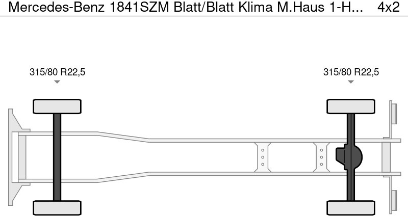 Mercedes-Benz 1841SZM Blatt/Blatt Klima M.Haus 1-Hand - قلابات: صور 4 Mercedes-Benz 1841SZM Blatt/Blatt Klima M.Haus 1-Hand - قلابات: صور 4