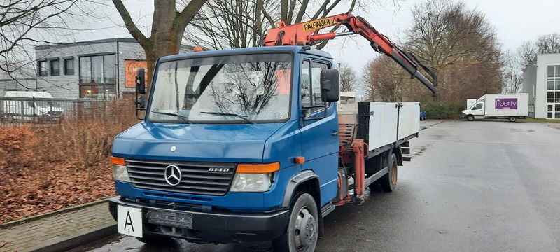 Mercedes-Benz 814 Pritsche mit Kran+Greifer - شاحنات مسطحة, شاحنة كرين: صور 3 Mercedes-Benz 814 Pritsche mit Kran+Greifer - شاحنات مسطحة, شاحنة كرين: صور 3