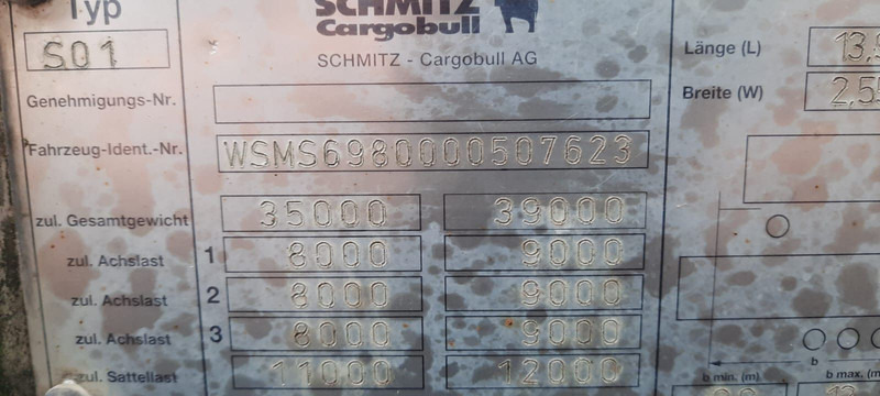 Schmitz Cargobull 3-Achser Pritsche Plane - الخيمة نصف مقطورة: صور 5 Schmitz Cargobull 3-Achser Pritsche Plane - الخيمة نصف مقطورة: صور 5