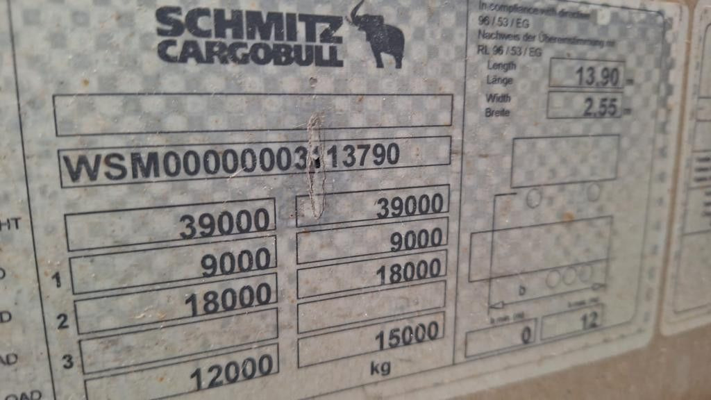 Schmitz Cargobull Pritsche Plane Bahn,Steckrungen - الخيمة نصف مقطورة: صور 5 Schmitz Cargobull Pritsche Plane Bahn,Steckrungen - الخيمة نصف مقطورة: صور 5