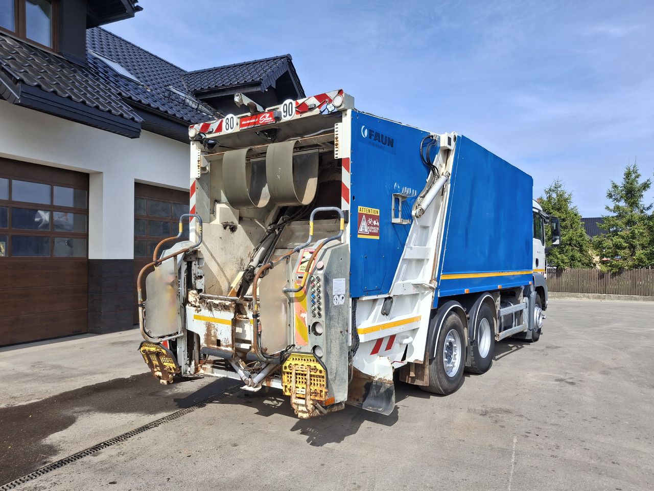 MAN MAN TGS 28.360 Śmieciarka Müllwagen Garbage Truck FAUN 3 Osie - شاحنة القمامة: صور 5 MAN MAN TGS 28.360 Śmieciarka Müllwagen Garbage Truck FAUN 3 Osie - شاحنة القمامة: صور 5