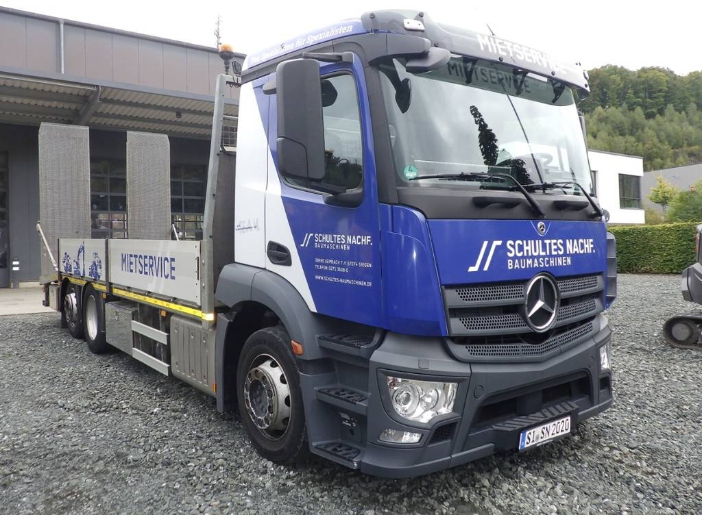 Mercedes-Benz Antos 2533 L Maschinentransporter - شاحنة نقل سيارات شاحنة: صور 4 Mercedes-Benz Antos 2533 L Maschinentransporter - شاحنة نقل سيارات شاحنة: صور 4