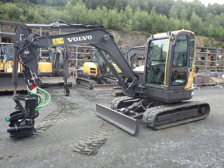 Volvo ECR 58 D mit Tiltrotator Steelwrist  - حفارة مصغرة: صور 1 Volvo ECR 58 D mit Tiltrotator Steelwrist  - حفارة مصغرة: صور 1