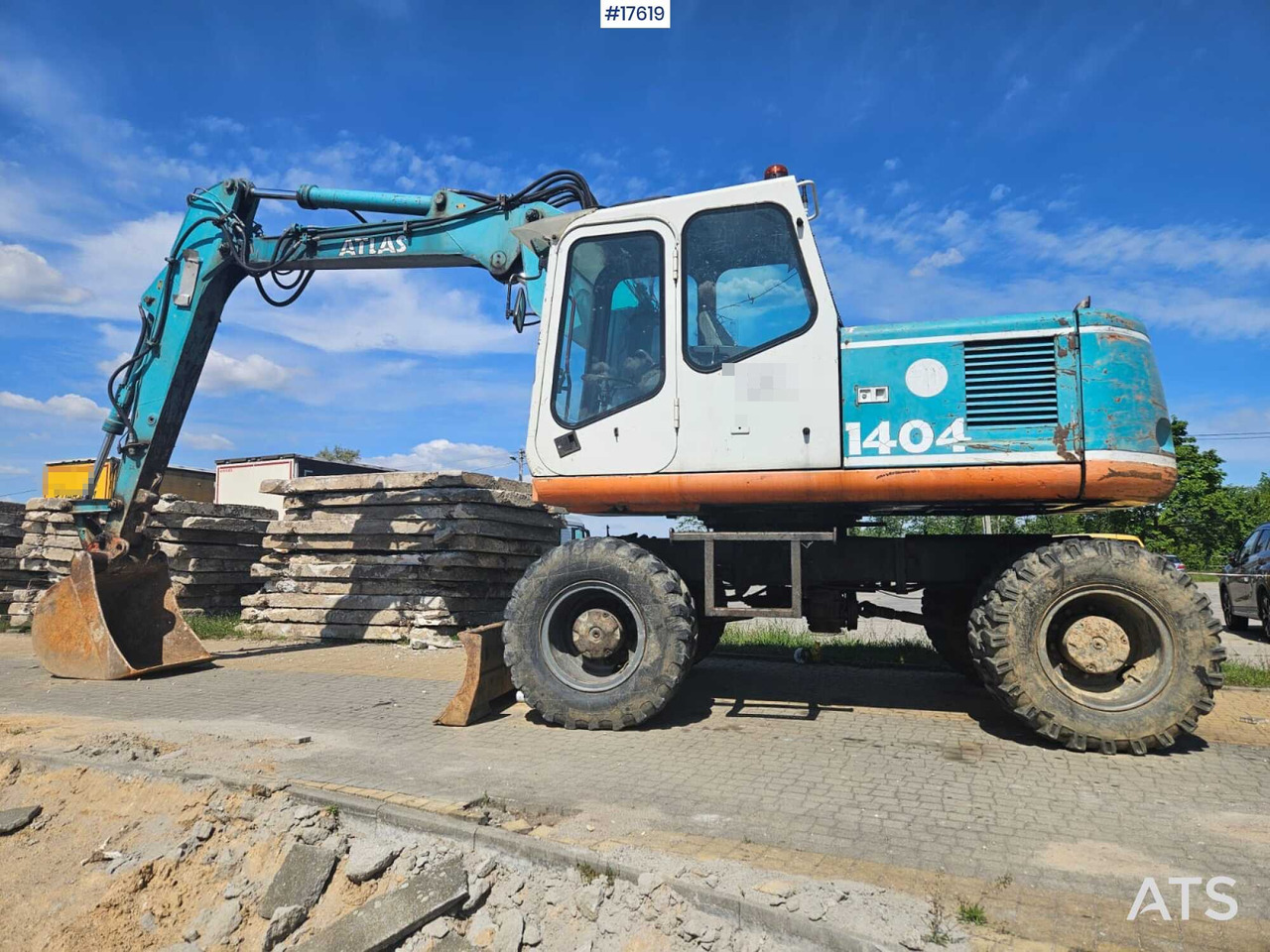 1997 Atlas 1404 - حفارة على عجلات: صور 1 1997 Atlas 1404 - حفارة على عجلات: صور 1