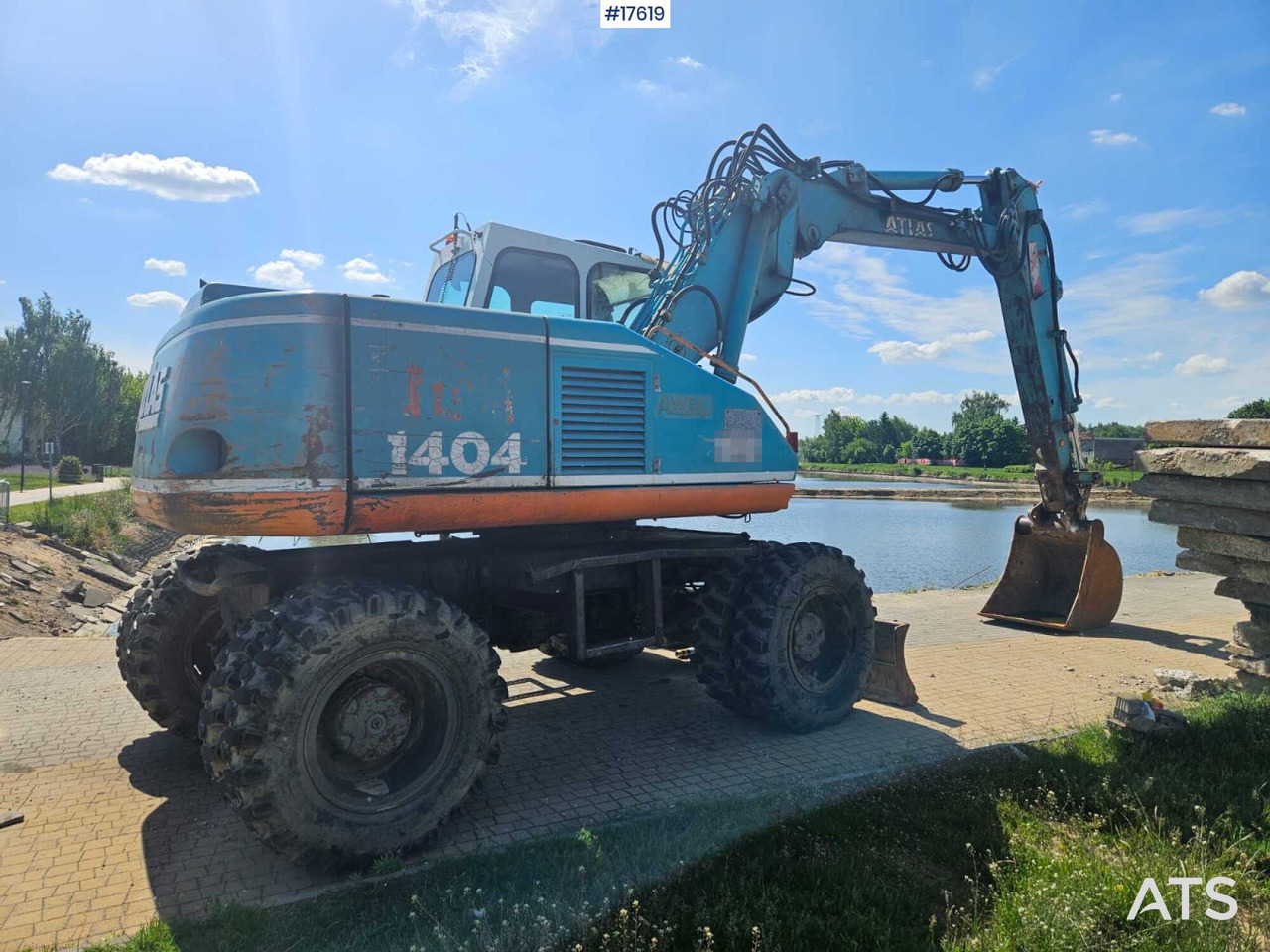 1997 Atlas 1404 - حفارة على عجلات: صور 2 1997 Atlas 1404 - حفارة على عجلات: صور 2