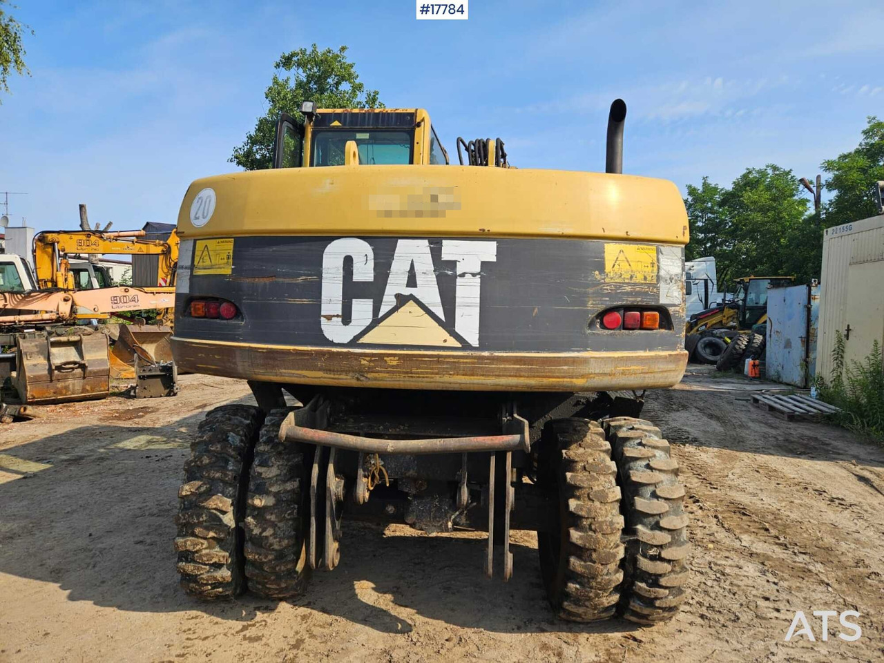حفارة على عجلات 2004 CAT M316C: صور 6
