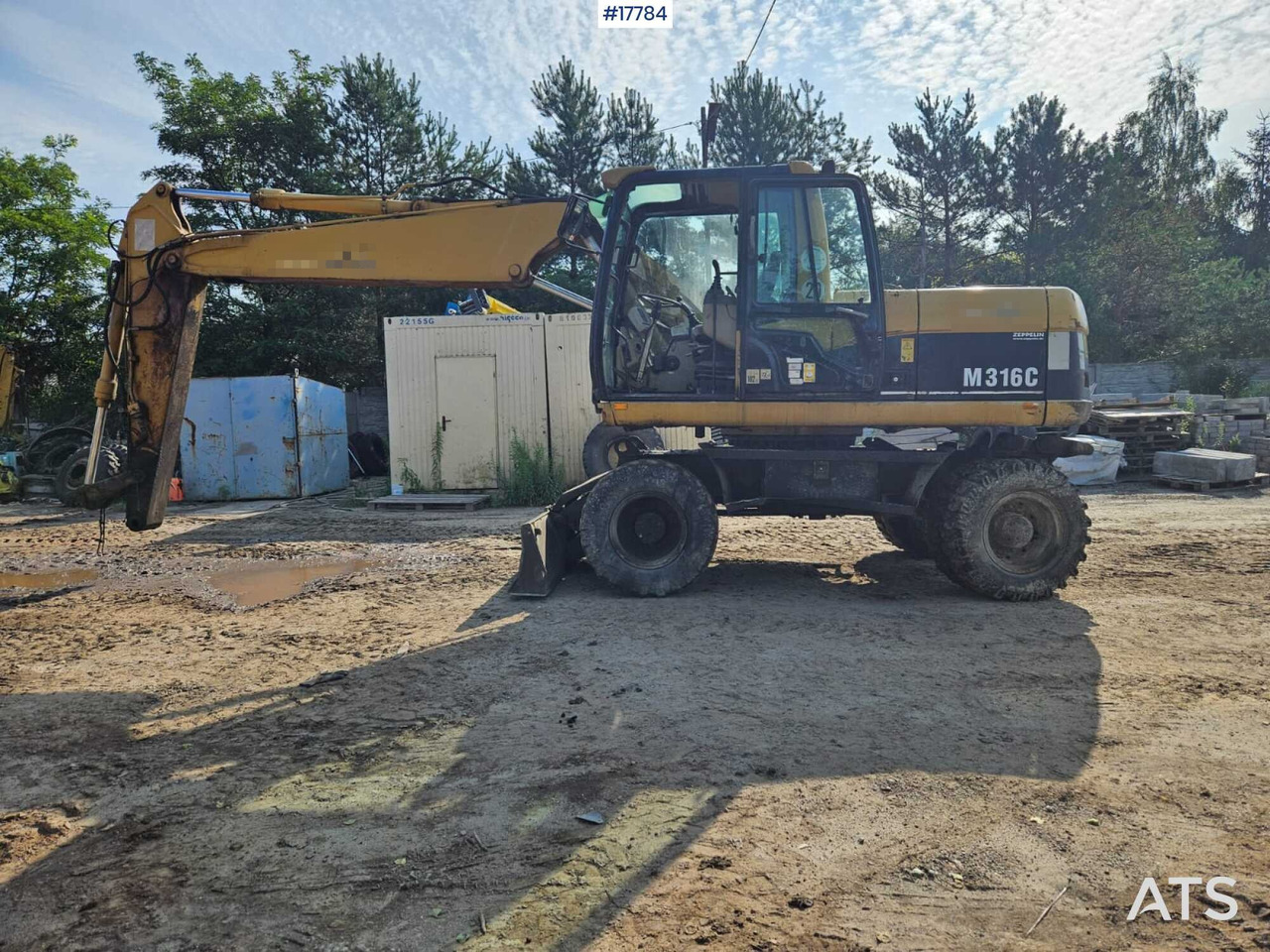 حفارة على عجلات 2004 CAT M316C: صور 7