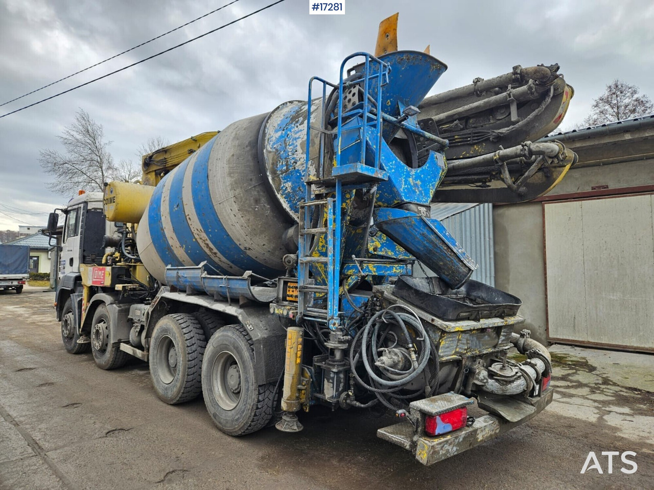 مضخة خرسانة Coime C311 concrete pump on MAN TGA 41.440 chassis (2008): صور 7