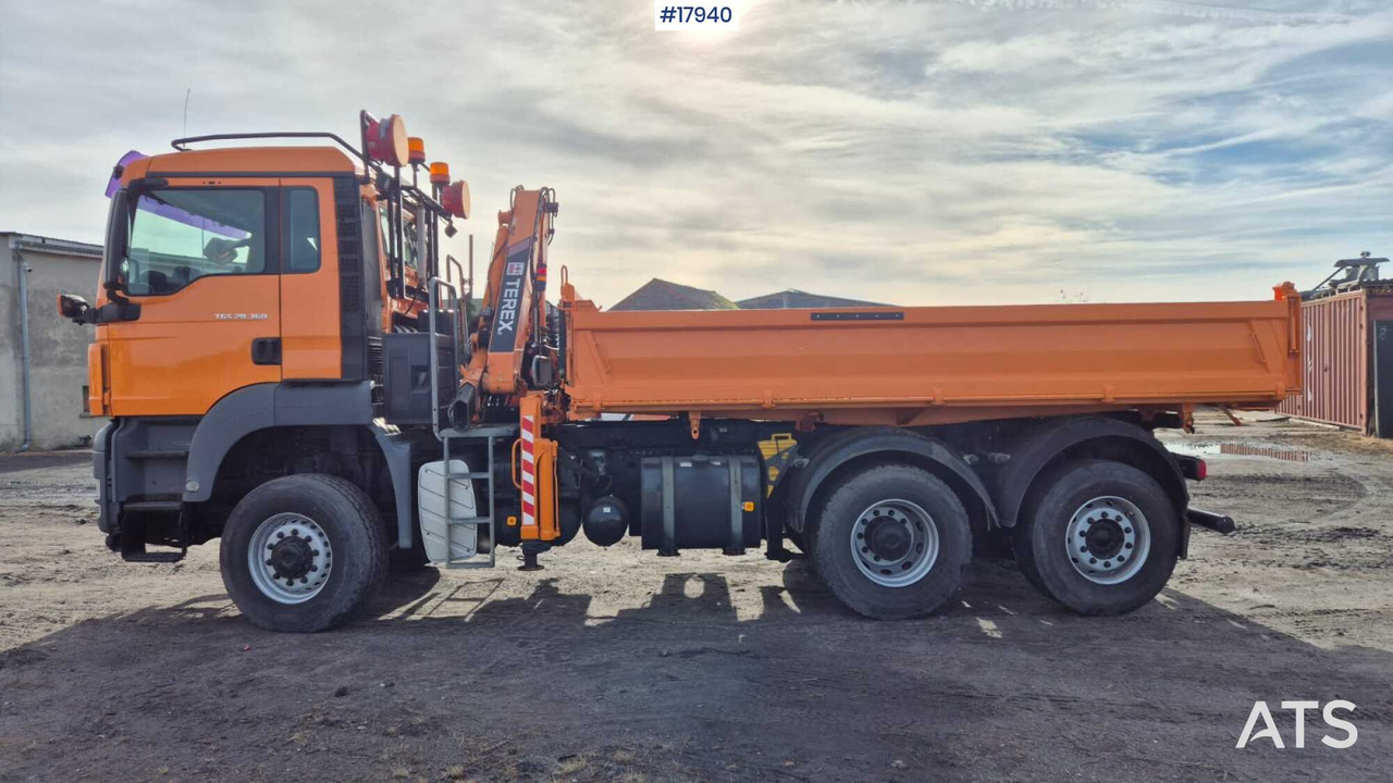 Tipper/sand spreader with HDS - MAN TGS 28.360 6x4 (2008) - قلابات, شاحنة كرين: صور 5 Tipper/sand spreader with HDS - MAN TGS 28.360 6x4 (2008) - قلابات, شاحنة كرين: صور 5
