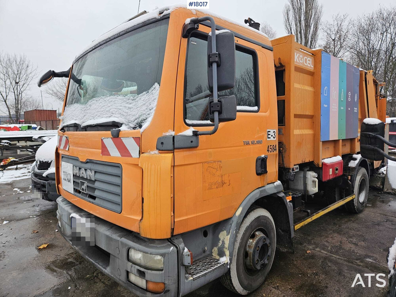 Truck MAN TGA 12.180 (2007) with EKOCEL mini garbage truck body - شاحنة القمامة: صور 1 Truck MAN TGA 12.180 (2007) with EKOCEL mini garbage truck body - شاحنة القمامة: صور 1