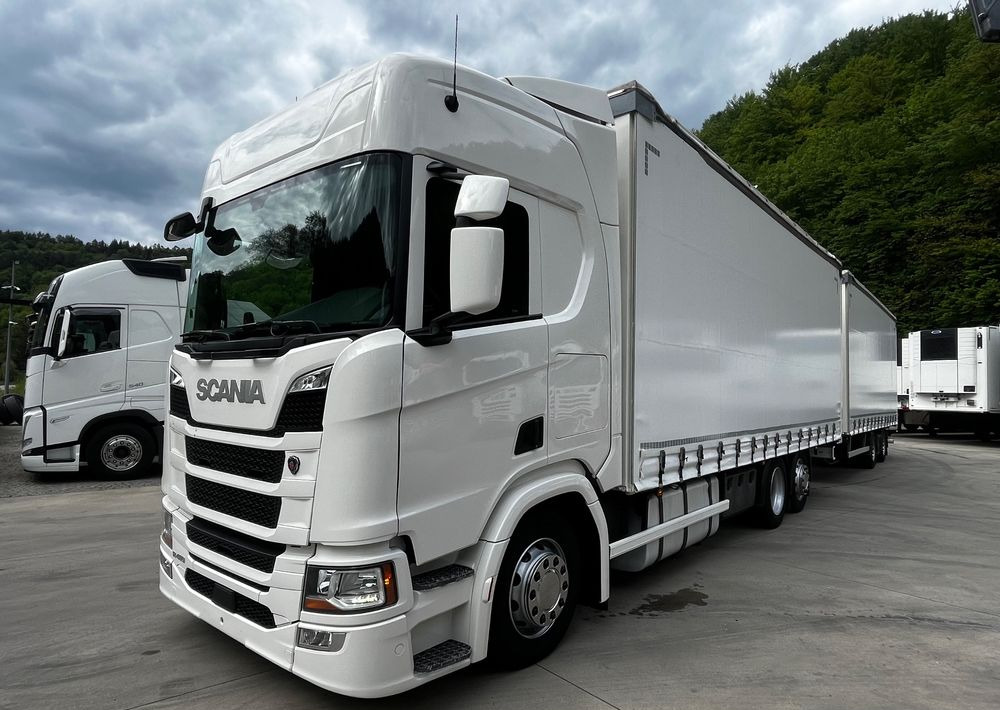 Scania R410 // 2018 // Retarder // Tandem 7.7+7.7 // Przyczepa Krone // Oś podnosozna // - شاحنة ستارة: صور 2 Scania R410 // 2018 // Retarder // Tandem 7.7+7.7 // Przyczepa Krone // Oś podnosozna // - شاحنة ستارة: صور 2