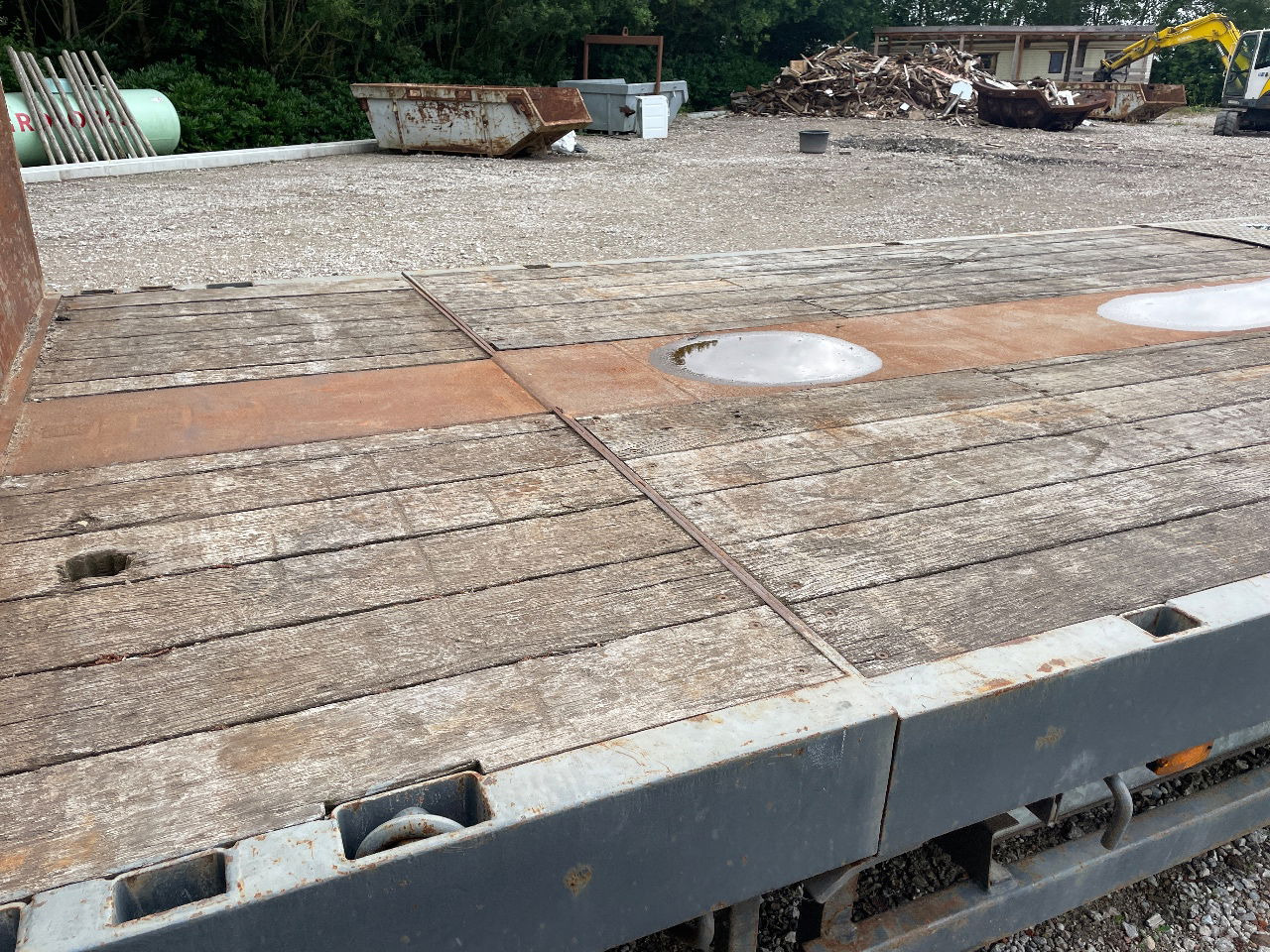 Nooteboom Mco-48-03 V uitschuifbaar hydrolisch gestuurd semi dieplader - عربة مسطحة منخفضة نصف مقطورة: صور 4 Nooteboom Mco-48-03 V uitschuifbaar hydrolisch gestuurd semi dieplader - عربة مسطحة منخفضة نصف مقطورة: صور 4