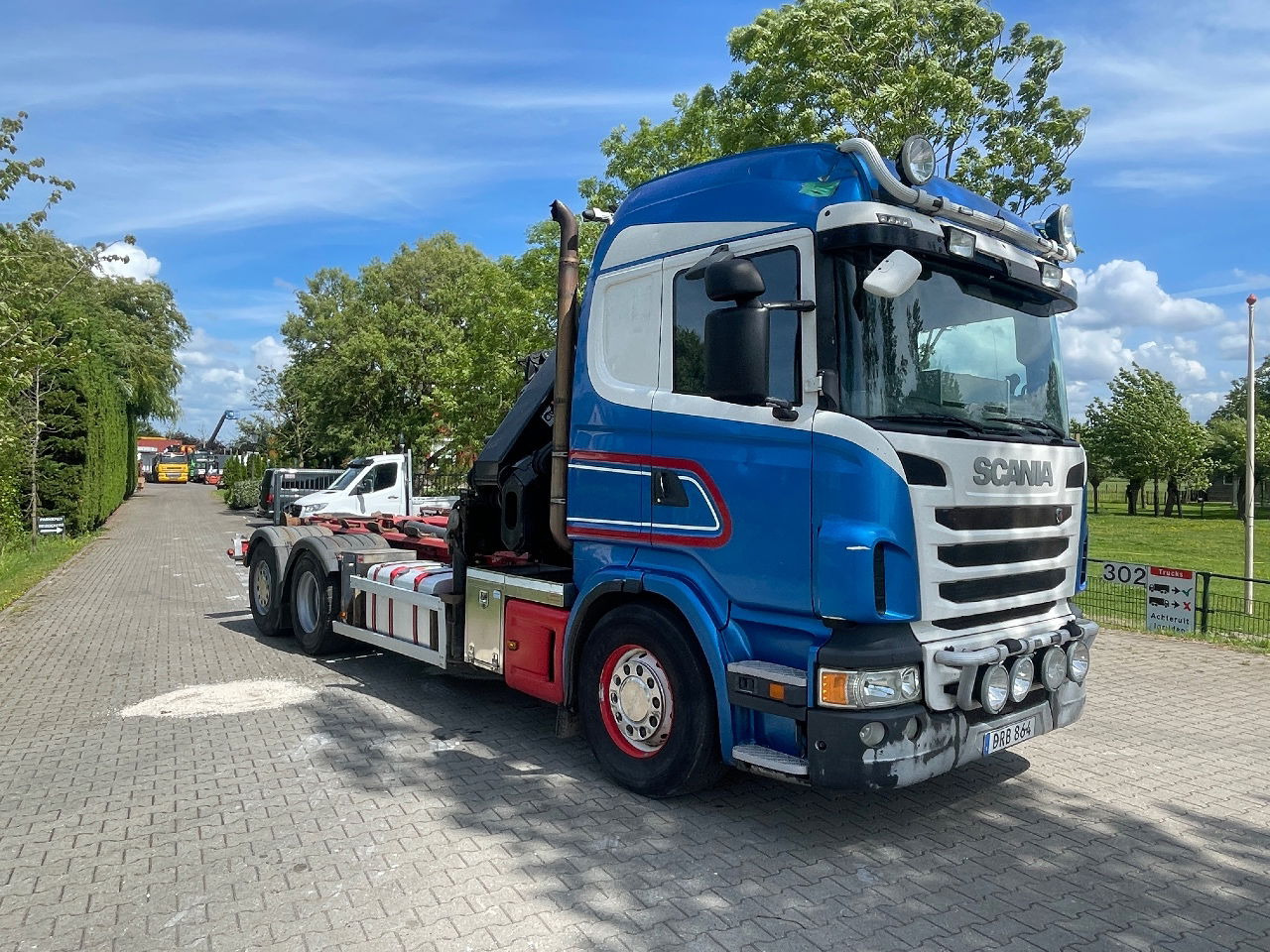 Scania R480 with hiab hookloader and hiab 262 EP5 with remote crane 2019 - شاحنات الحاويات / جسم علوي قابل للتغيير شاحنة, شاحنة كرين: صور 4 Scania R480 with hiab hookloader and hiab 262 EP5 with remote crane 2019 - شاحنات الحاويات / جسم علوي قابل للتغيير شاحنة, شاحنة كرين: صور 4