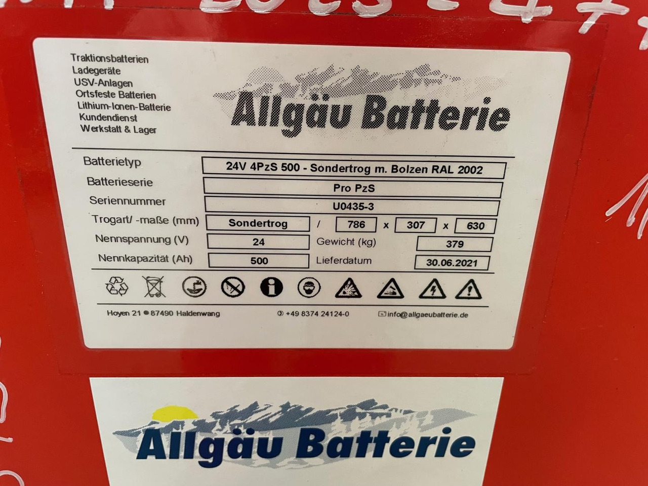 24V 4 PZS 500 - البطارية - معدات المناولة: صور 2 24V 4 PZS 500 - البطارية - معدات المناولة: صور 2