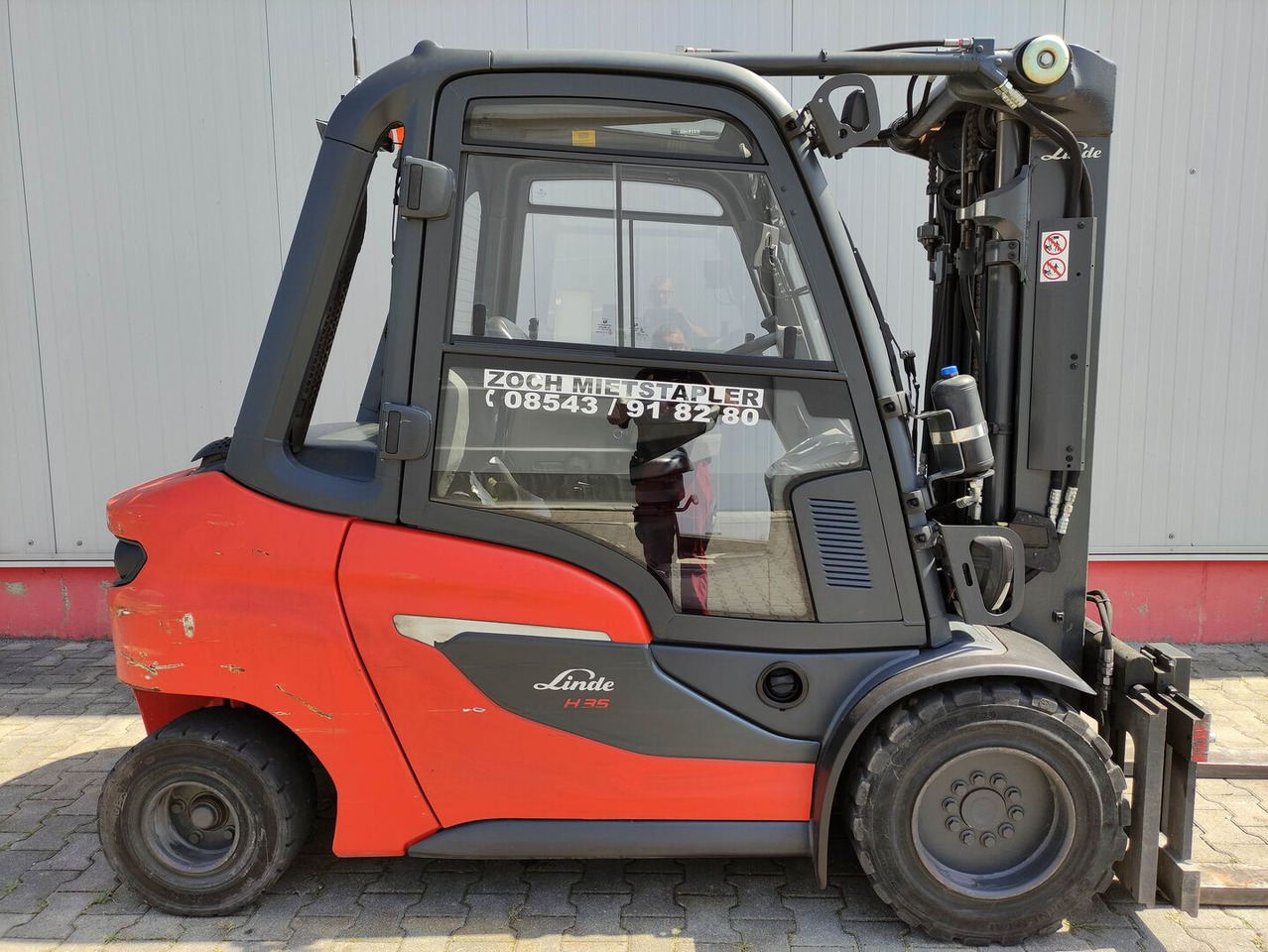 Linde H35D-01-1202 - رافعة شوكية ديزل: صور 2 Linde H35D-01-1202 - رافعة شوكية ديزل: صور 2