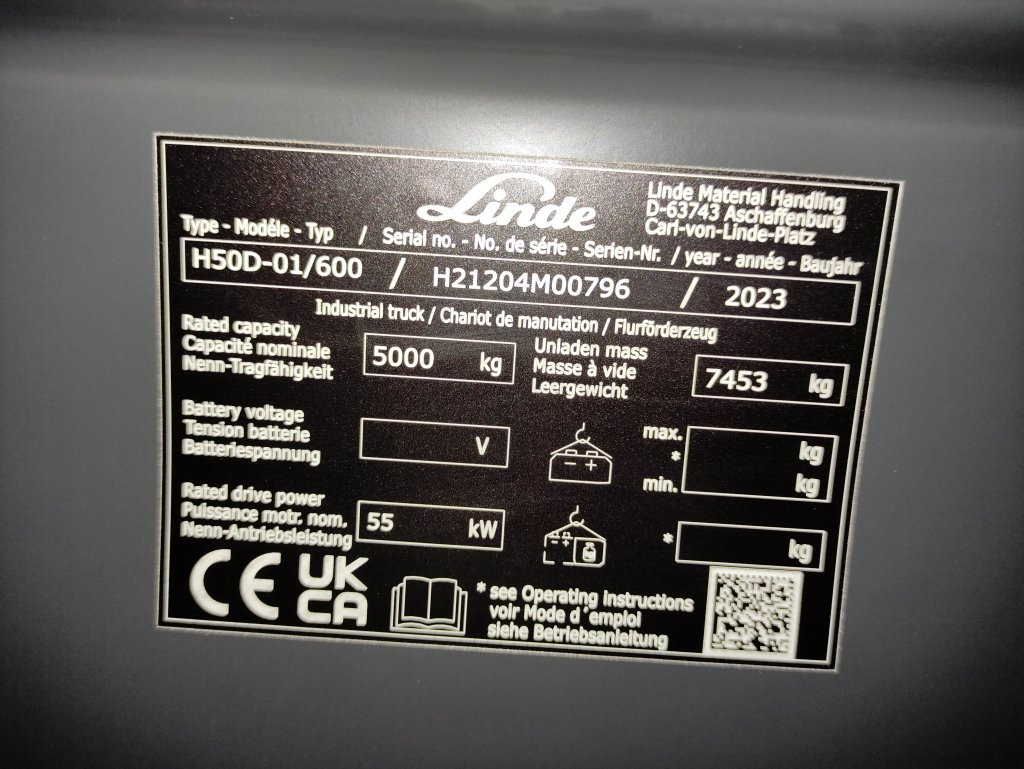رافعة شوكية ديزل Linde H50D-01/600-120 *Containerfähig*: صور 7