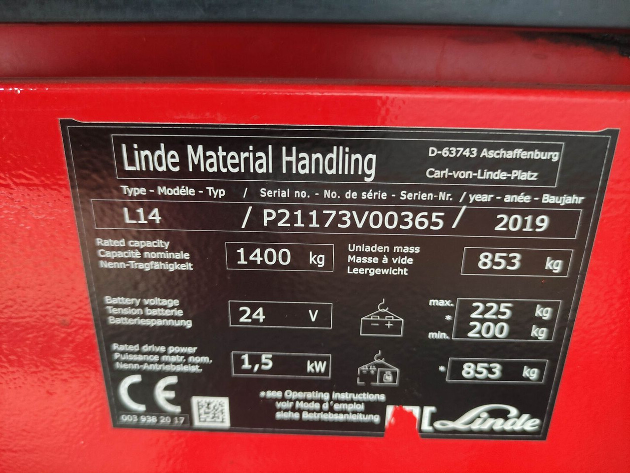 Linde L14i-1173 - معدات تكديس: صور 5 Linde L14i-1173 - معدات تكديس: صور 5