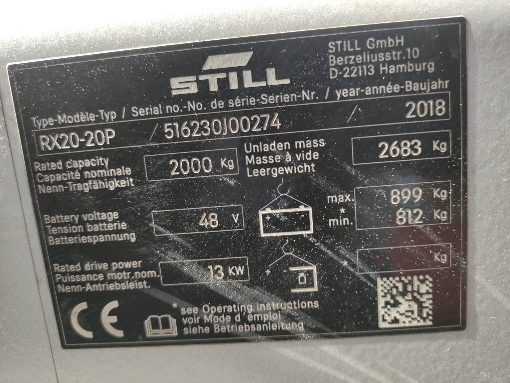 Still RX20-20P إيجار Still RX20-20P: صور 6