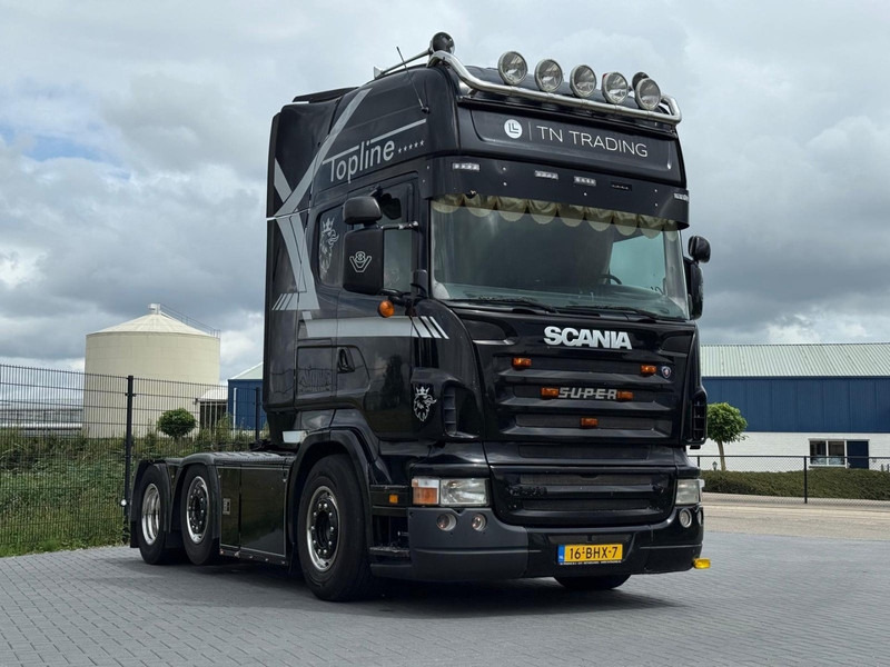 Scania R500 STEERING PUSHER, LEATHER, RETARDER, OPEN EXHAUST. - شاحنة جرار: صور 1 Scania R500 STEERING PUSHER, LEATHER, RETARDER, OPEN EXHAUST. - شاحنة جرار: صور 1