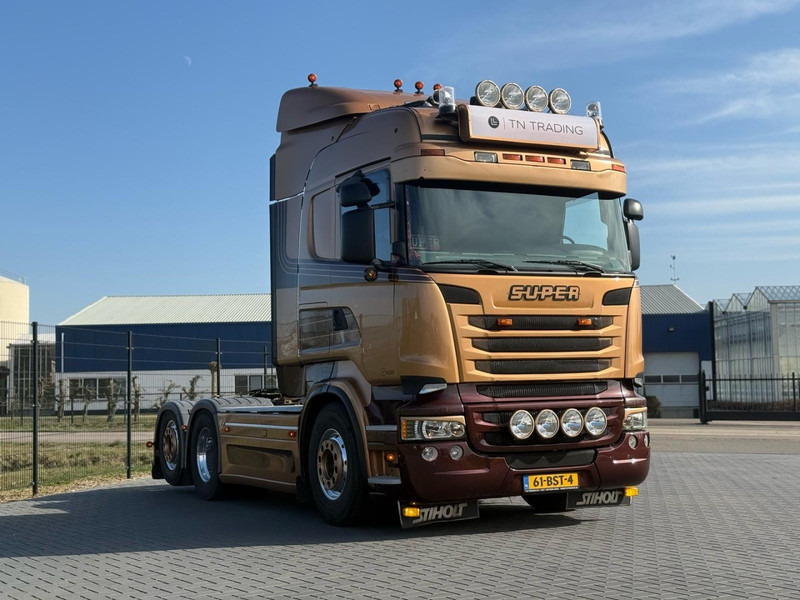 Scania R730 V8 V8, SHOWTRUCK VOLLUCHT, RETARDER, HYDRAULIEK, BOOGIE, ALU WIELEN, LEER. - شاحنة جرار: صور 2 Scania R730 V8 V8, SHOWTRUCK VOLLUCHT, RETARDER, HYDRAULIEK, BOOGIE, ALU WIELEN, LEER. - شاحنة جرار: صور 2
