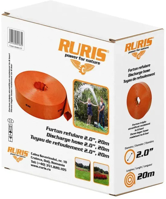 نظام الري RURIS motorové čerpadlo MP50 + hadica 2" 20m: صور 6