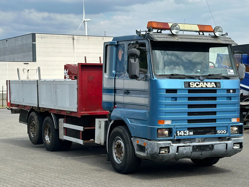 Scania R143-500 V8 6x2 Retarder Full Air Euro 1 - شاحنات مسطحة: صور 2 Scania R143-500 V8 6x2 Retarder Full Air Euro 1 - شاحنات مسطحة: صور 2