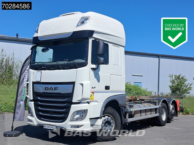 DAF XF 450 6X2 BDF SSC Retarder 2x Tanks Liftachse Standklima LED ACC Euro 6 - شاحنات الحاويات / جسم علوي قابل للتغيير شاحنة: صور 1 DAF XF 450 6X2 BDF SSC Retarder 2x Tanks Liftachse Standklima LED ACC Euro 6 - شاحنات الحاويات / جسم علوي قابل للتغيير شاحنة: صور 1