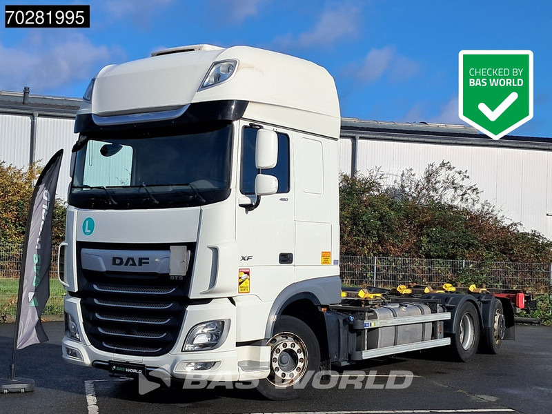 DAF XF 480 6X2 BDF SSC Retarder Lift-Steering Axle Standklima ACC Euro 6 - شاحنات الحاويات / جسم علوي قابل للتغيير شاحنة: صور 1 DAF XF 480 6X2 BDF SSC Retarder Lift-Steering Axle Standklima ACC Euro 6 - شاحنات الحاويات / جسم علوي قابل للتغيير شاحنة: صور 1