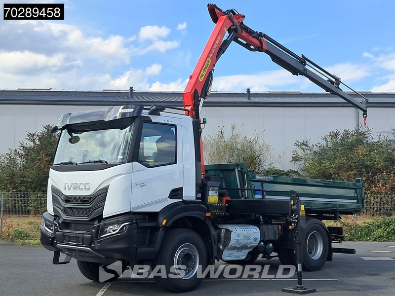 Iveco X-Way 460 4X2 NEW Palfinger PK12.501 Kran Crane Remote 3-way tipper ACC Navi - قلابات, شاحنة كرين: صور 2 Iveco X-Way 460 4X2 NEW Palfinger PK12.501 Kran Crane Remote 3-way tipper ACC Navi - قلابات, شاحنة كرين: صور 2