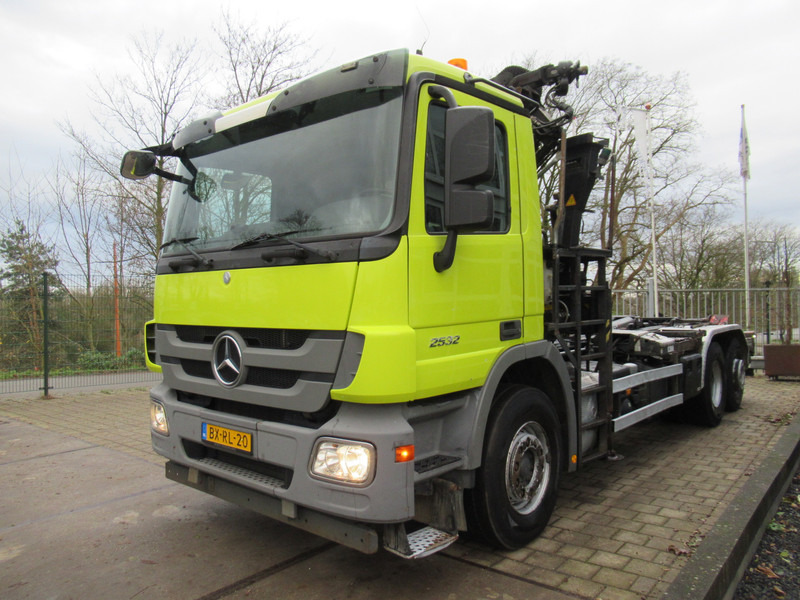 Mercedes-Benz ACTROS 2532 6x2 Palift T20 + Palfinger PK18002-EH Haak - Kraan - شاحنة ذات الخطاف, شاحنة كرين: صور 4 Mercedes-Benz ACTROS 2532 6x2 Palift T20 + Palfinger PK18002-EH Haak - Kraan - شاحنة ذات الخطاف, شاحنة كرين: صور 4