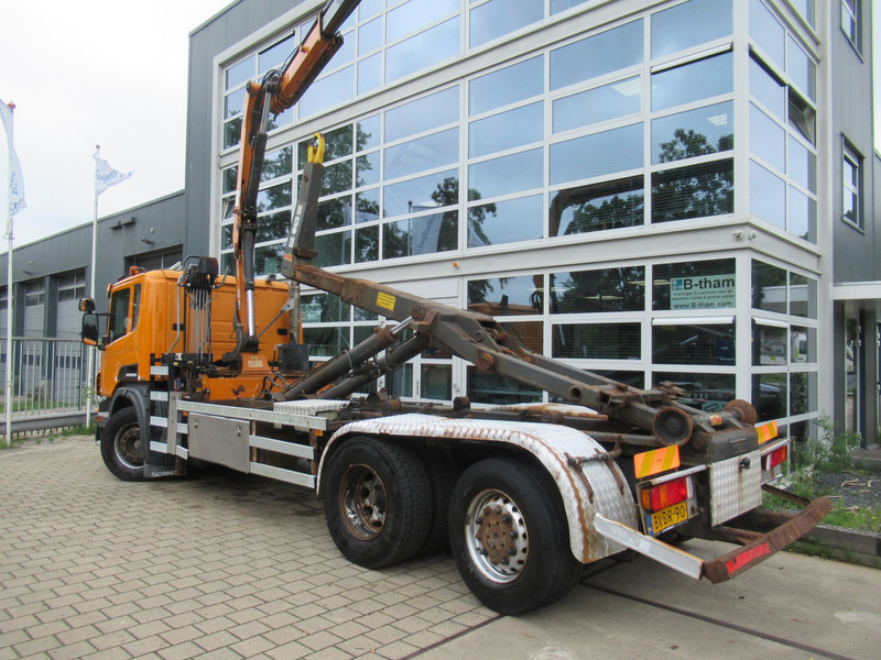Scania P 320 B 6x2*4 + HMF 835 + HYVA Haakarm - شاحنة ذات الخطاف, شاحنة كرين: صور 4 Scania P 320 B 6x2*4 + HMF 835 + HYVA Haakarm - شاحنة ذات الخطاف, شاحنة كرين: صور 4