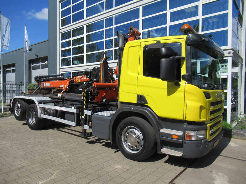 Scania P 340 B 6x2*4 VDL Haak - Kraan ATLAS 206.3E - شاحنة ذات الخطاف, شاحنة كرين: صور 3 Scania P 340 B 6x2*4 VDL Haak - Kraan ATLAS 206.3E - شاحنة ذات الخطاف, شاحنة كرين: صور 3