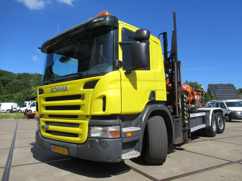 Scania P 340 B 6x2*4 VDL Haak - Kraan ATLAS 206.3E - شاحنة ذات الخطاف, شاحنة كرين: صور 2 Scania P 340 B 6x2*4 VDL Haak - Kraan ATLAS 206.3E - شاحنة ذات الخطاف, شاحنة كرين: صور 2