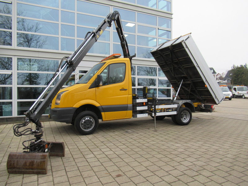Volkswagen Crafter 50 2.5TDI 80KW HIAB 033 B-2 + Kipper Tipper - قلابات, شاحنة كرين: صور 3 Volkswagen Crafter 50 2.5TDI 80KW HIAB 033 B-2 + Kipper Tipper - قلابات, شاحنة كرين: صور 3