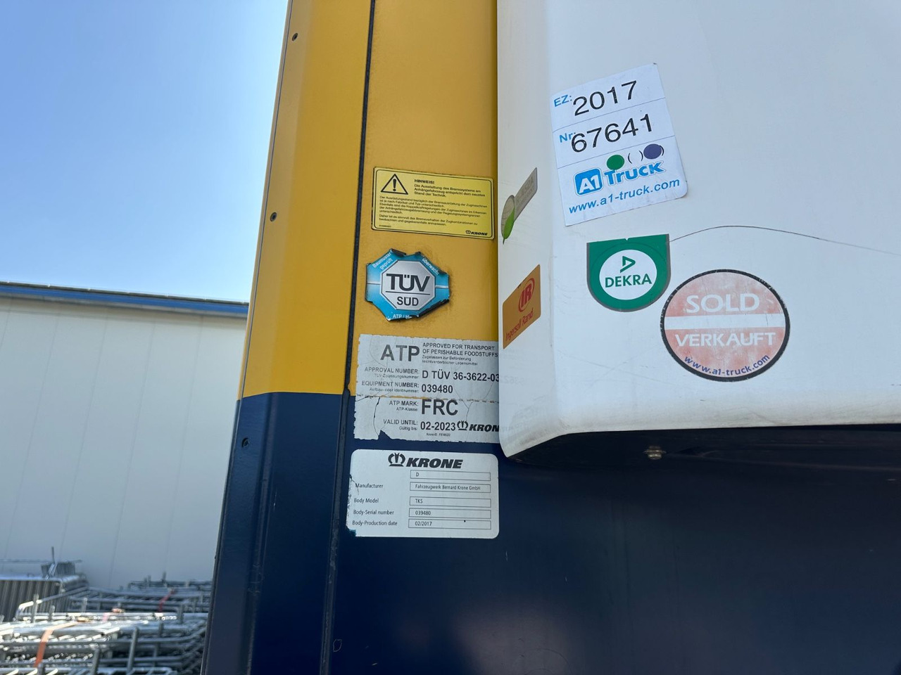 Krone Thermoking/SD TKS/SLXi 300 - بصندوق مغلق نصف مقطورة: صور 3 Krone Thermoking/SD TKS/SLXi 300 - بصندوق مغلق نصف مقطورة: صور 3