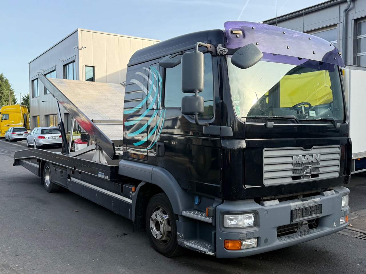 MAN TGL 8.210BL Moetefindt Doppelstock, Klima, Winde - شاحنة نقل سيارات شاحنة: صور 1 MAN TGL 8.210BL Moetefindt Doppelstock, Klima, Winde - شاحنة نقل سيارات شاحنة: صور 1