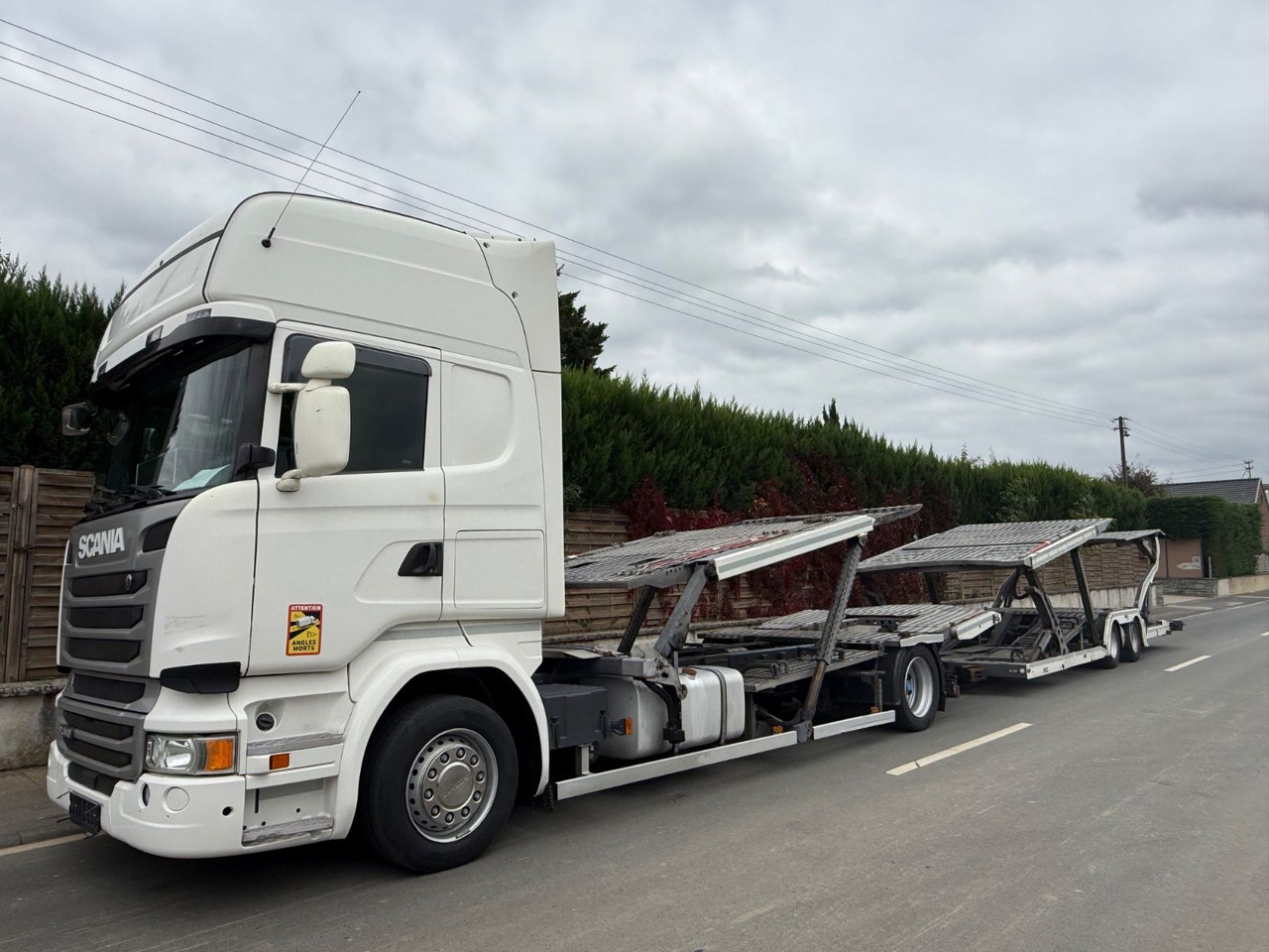 Scania R410, FVG 2016, VDI 2700, Retarder, Top - شاحنة نقل سيارات شاحنة: صور 1 Scania R410, FVG 2016, VDI 2700, Retarder, Top - شاحنة نقل سيارات شاحنة: صور 1